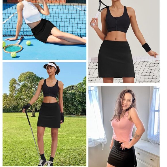 Women's Active Performance Skort Lightweight Skirt for Running Tennis Golf Worko - Picture 6 of 8